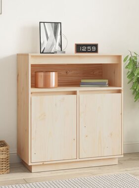 VidaXL Dressoir 70x34x80 cm massief grenenhout