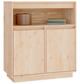 VidaXL Dressoir 70x34x80 cm massief grenenhout