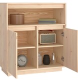 VidaXL Dressoir 70x34x80 cm massief grenenhout