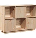 VidaXL Dressoir 110,5x35x80 cm massief grenenhout