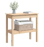 VidaXL Wandtafel 80x40x75 cm massief grenenhout