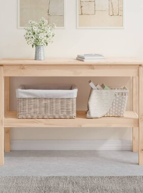 VidaXL Wandtafel 110x40x75 cm massief grenenhout