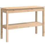 VidaXL Wandtafel 110x40x75 cm massief grenenhout