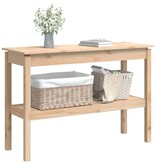 VidaXL Wandtafel 110x40x75 cm massief grenenhout