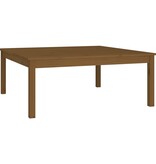 VidaXL Salontafel 100x100x40 cm massief grenenhout honingbruin