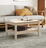 VidaXL Salontafel 80x50x40 cm massief grenenhout