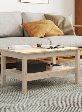 VidaXL Salontafel 80x50x40 cm massief grenenhout