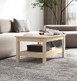 VidaXL Salontafel 80x50x40 cm massief grenenhout