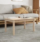 VidaXL Salontafel 80x50x40 cm massief grenenhout