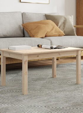 VidaXL Salontafel 80x50x40 cm massief grenenhout