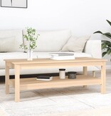 VidaXL Salontafel 110x50x40 cm massief grenenhout