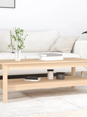 VidaXL Salontafel 110x50x40 cm massief grenenhout