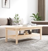 VidaXL Salontafel 110x50x40 cm massief grenenhout