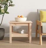 VidaXL Salontafel 45x45x40 cm massief grenenhout
