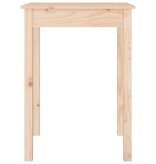 VidaXL Eettafel 55x55x75 cm massief grenenhout