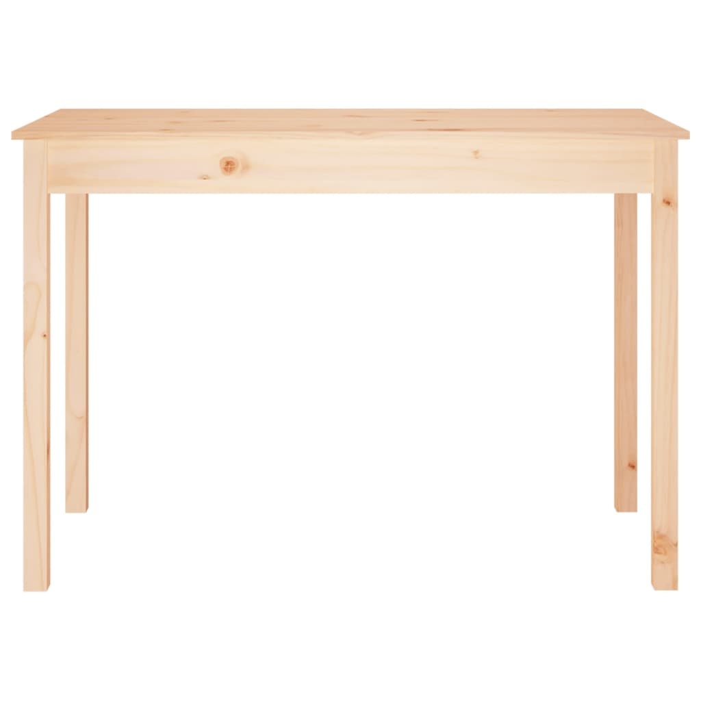 VidaXL Eettafel 110x55x75 cm massief grenenhout