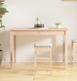 VidaXL Eettafel 110x55x75 cm massief grenenhout