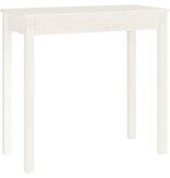 VidaXL Wandtafel 80x40x75 cm massief grenenhout wit