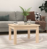 VidaXL Salontafel 45x45x30 cm massief grenenhout