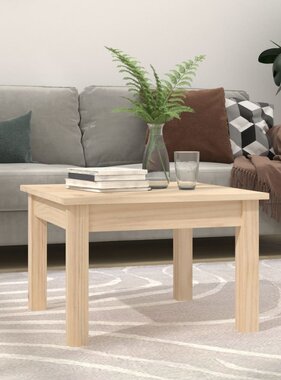 VidaXL Salontafel 45x45x30 cm massief grenenhout