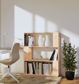 VidaXL Boekenkast/kamerscherm 80x25x101 cm massief grenenhout