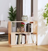 VidaXL Boekenkast/kamerscherm 80x25x70 cm massief grenenhout