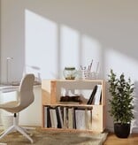 VidaXL Boekenkast/kamerscherm 80x25x70 cm massief grenenhout