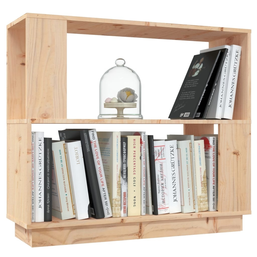 VidaXL Boekenkast/kamerscherm 80x25x70 cm massief grenenhout