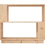 VidaXL Boekenkast/kamerscherm 80x25x70 cm massief grenenhout
