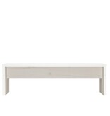 VidaXL Monitorstandaard 50x27x15 cm massief grenenhout wit