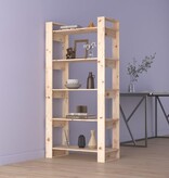 VidaXL Boekenkast/kamerscherm 80x35x160 cm massief grenenhout