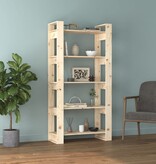 VidaXL Boekenkast/kamerscherm 80x35x160 cm massief grenenhout