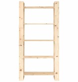 VidaXL Boekenkast/kamerscherm 80x35x160 cm massief grenenhout