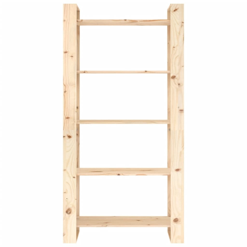 VidaXL Boekenkast/kamerscherm 80x35x160 cm massief grenenhout