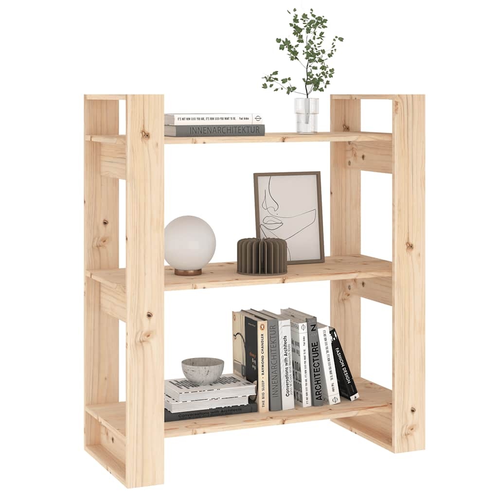 VidaXL Boekenkast/kamerscherm 80x35x91 cm massief grenenhout