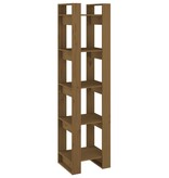 VidaXL Boekenkast/kamerscherm 41x35x160 cm grenenhout honingbruin