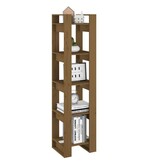 VidaXL Boekenkast/kamerscherm 41x35x160 cm grenenhout honingbruin