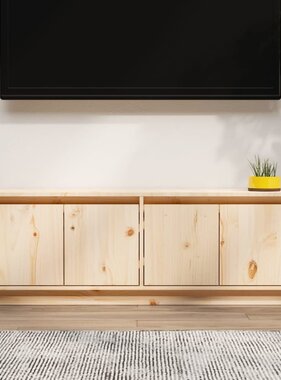 VidaXL Tv-meubel 110x34x40 cm massief grenenhout