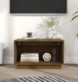 VidaXL Tv-meubel 60x35x35 cm massief grenenhout honingbruin
