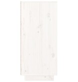 VidaXL Dressoir 110x34x75 cm massief grenenhout wit