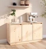 VidaXL Dressoir 111x34x60 cm massief grenenhout