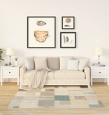 VidaXL Bijzettafels 2 st 50x50x49 cm massief grenenhout wit