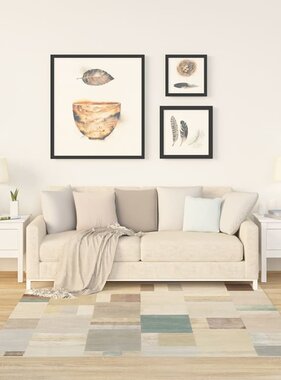 VidaXL Bijzettafels 2 st 50x50x49 cm massief grenenhout wit