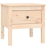 VidaXL Bijzettafel 50x50x49 cm massief grenenhout