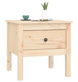 VidaXL Bijzettafel 50x50x49 cm massief grenenhout