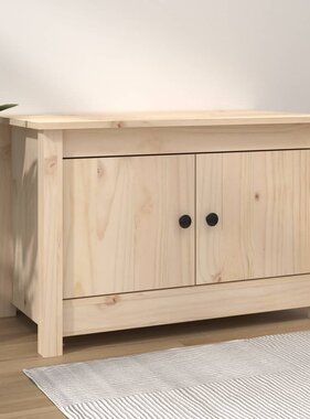 VidaXL Schoenenkast 70x38x45,5 cm massief grenenhout