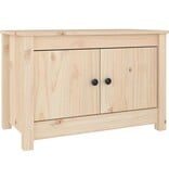 VidaXL Schoenenkast 70x38x45,5 cm massief grenenhout