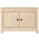 VidaXL Schoenenkast 70x38x45,5 cm massief grenenhout