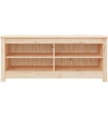 VidaXL Schoenenbank 110x38x45,5 cm massief grenenhout