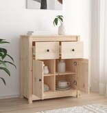 VidaXL Dressoir 70x35x80 cm massief grenenhout